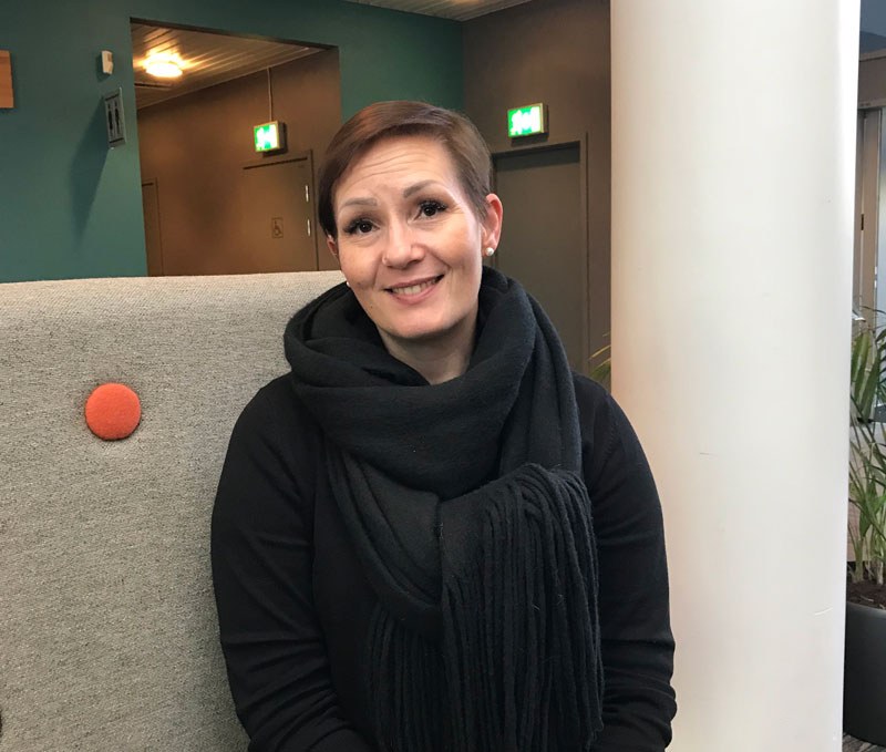 Minna Pölkki, psychologist at Department of Child Psychiatry, Kuopio University Hospital in Finland. Photo: Lene Lundberg 