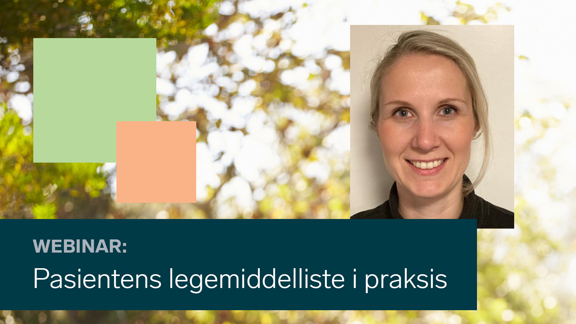Katinka Alme leder arbeidsgruppen for «Pasientens legemiddelliste» (PLL) ved Haraldsplass diakonale sykehus i Bergen.