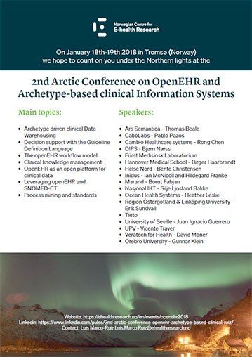 Poster 2017 19 A4 2nd Arctic Conference on Open EHR 359w