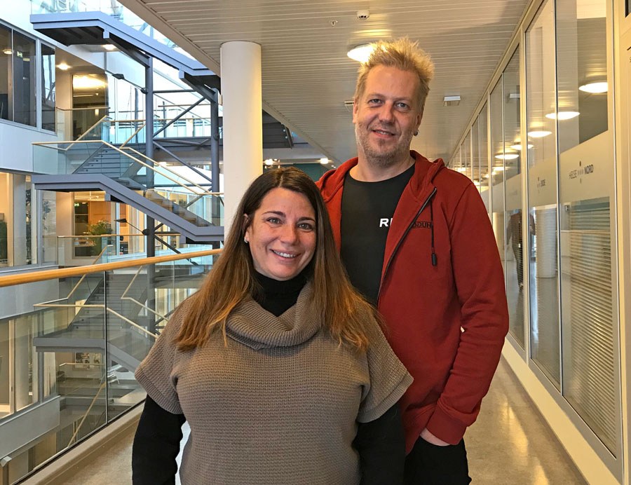 Conceição Granja and Terje Solvoll are chairs of the scientific committee for the Scandinavian Conference on Health Informatics – SHI 2019. Photo: Lene Lundberg
