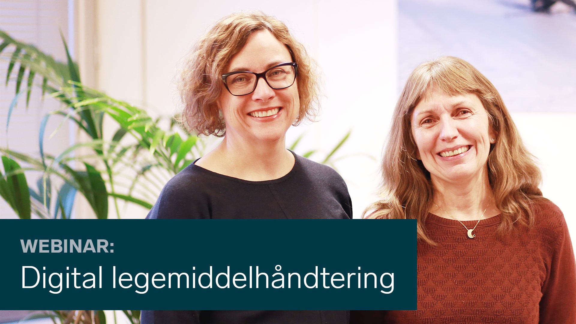 Anne Gerd Granås fra UiO og Monika Johansen fra Nasjonalt senter for e-helseforskning. (Foto: Jarl-Stian Olsen)