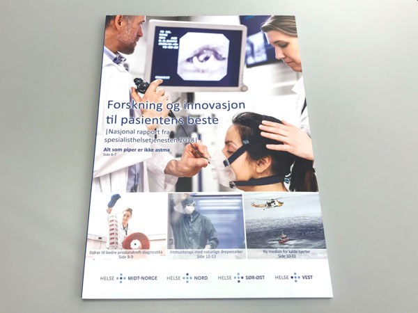Rapporten Forskning og innovasjon til pasientens beste, er den sjette i rekken. Foto: Lene Lundberg